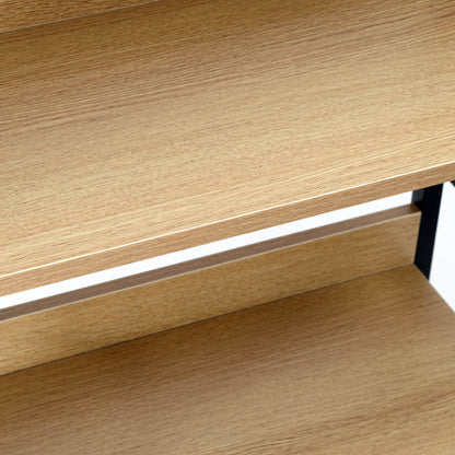 Industriální regál loft Varberg Modern Oak