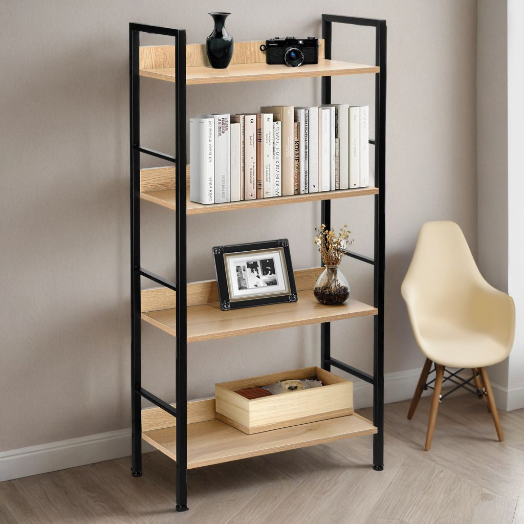 Industriální regál loft Varberg Modern Oak