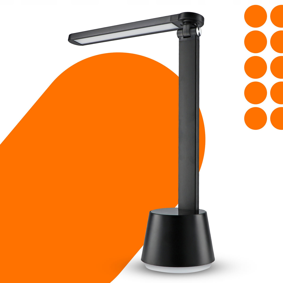 LED stolní lampa 10 W, s dotykovým ovládáním, stmívatelná, nastavitelná