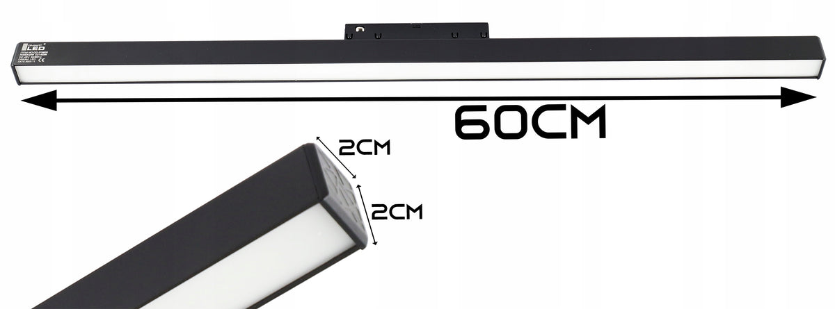 Lištové LED svítidlo 24 W, 3000 K