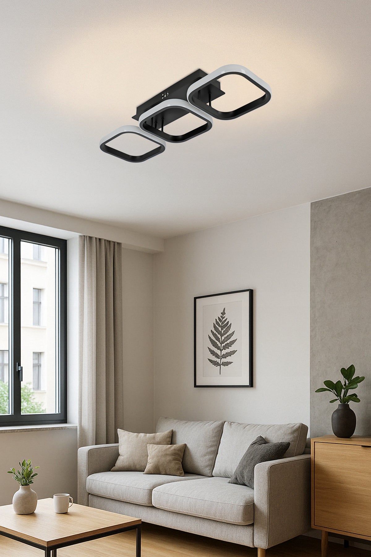 Kancelářské závěsné LED svítidlo 48 W, 4320 lm, CCT, 3 režimy barvy světla