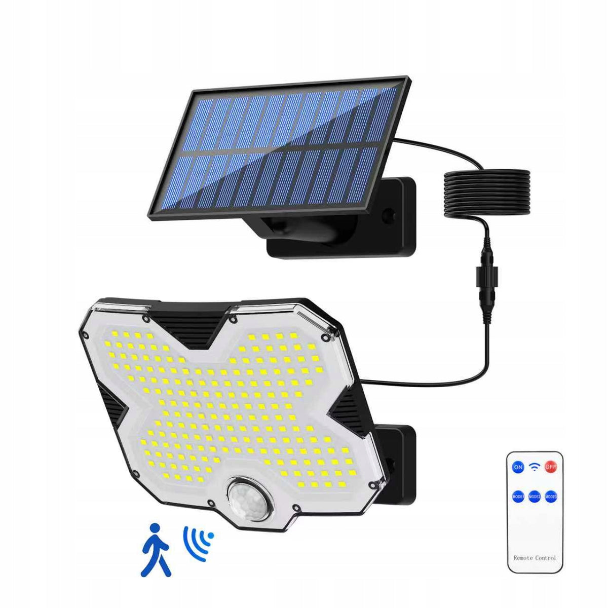 LED solární pouliční svítidlo, IP44