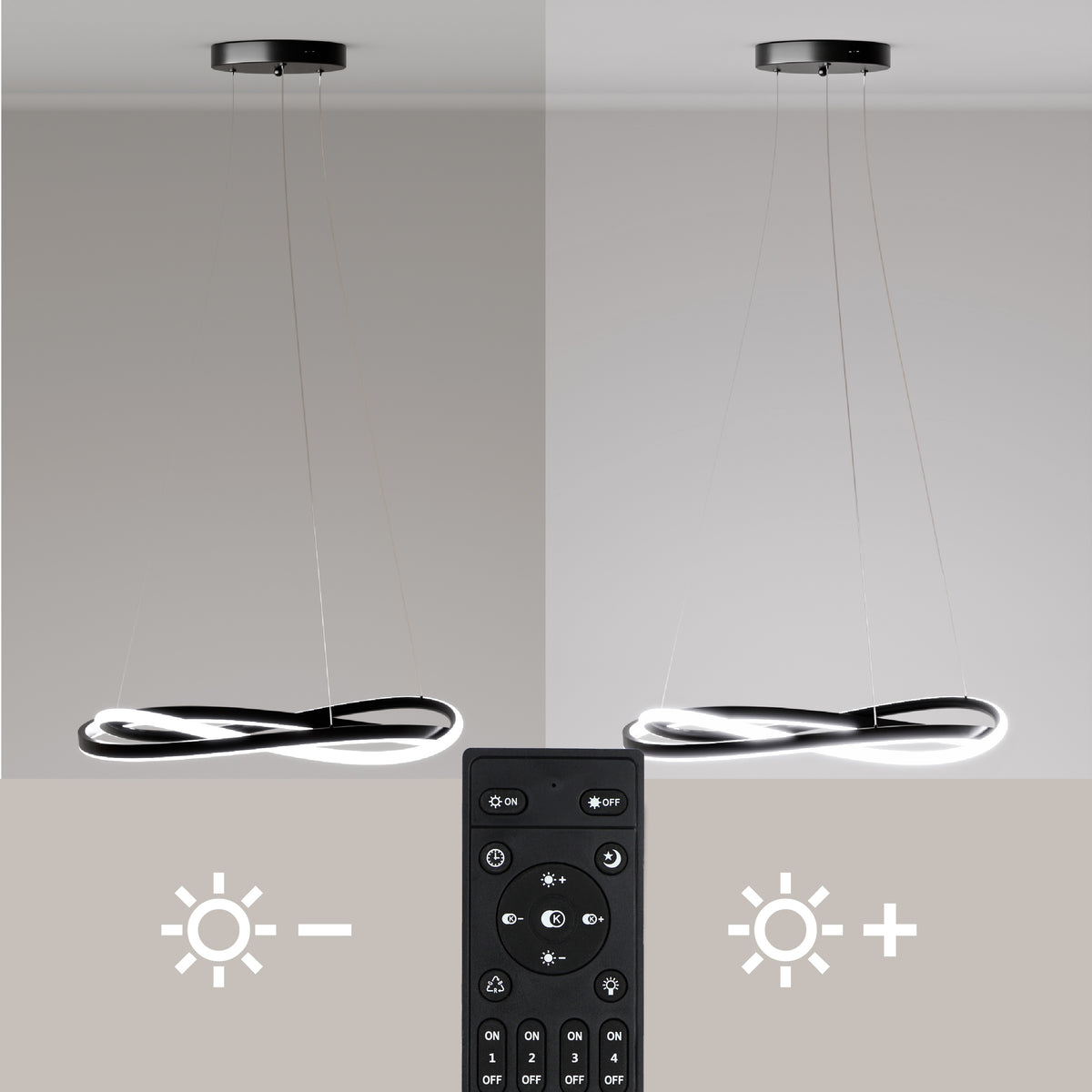 LED závěsné svítidlo 58 W