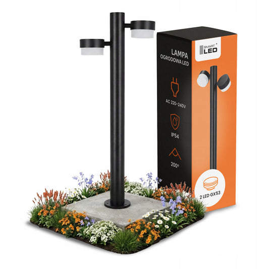 Venkovní osvětlovací sloupek GX53 230 V, 60 cm, IP54