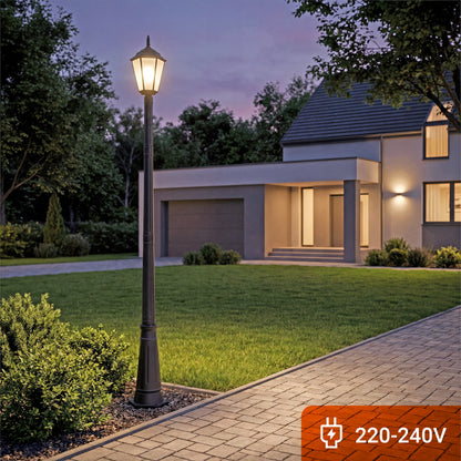 Venkovní osvětlovací sloupek E27 240 cm, IP65
