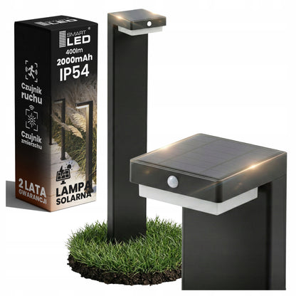 LED solární zápichové svítidlo 400 lm, 70 cm