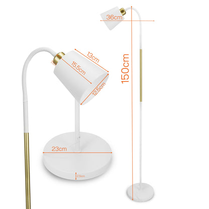 Stojací lampa E27, nastavitelná