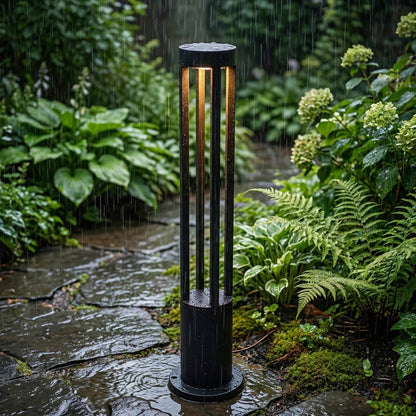 Černý venkovní osvětlovací sloupek 230 V, 12 W, 80 cm, IP65