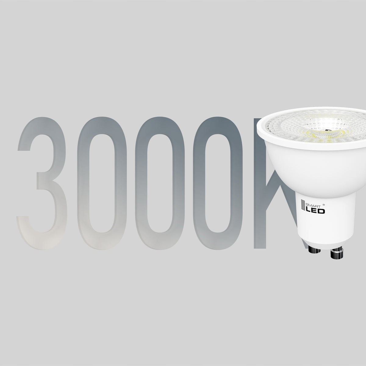 Bílá LED žárovka GU10 7 W – teplá bílá