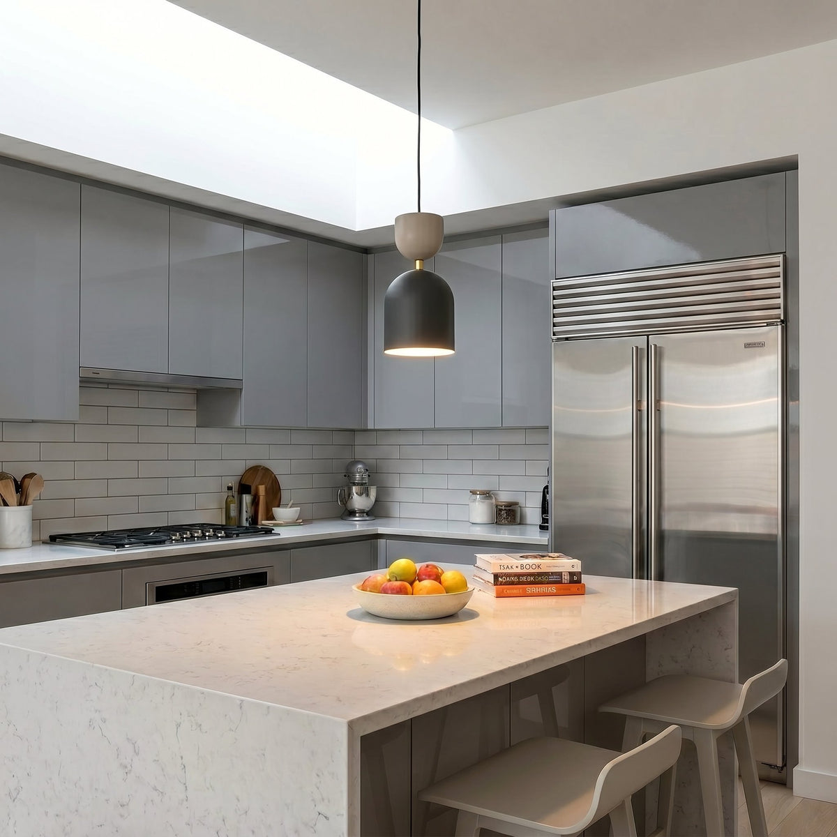 Závěsné svítidlo GAUDI 1 – černé / moka