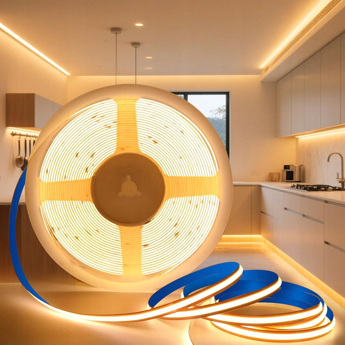 Bílý LED pásek 24 V, 13 W, 1430 lm, 1 m – teplá bílá