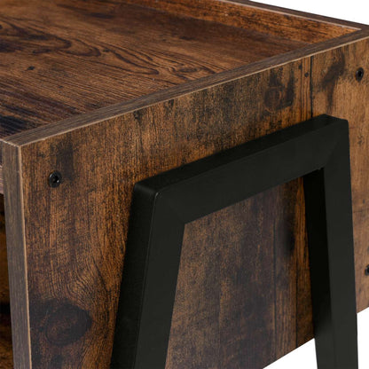 Skříňka industriální loft Skive Rustic dekor starého dubu