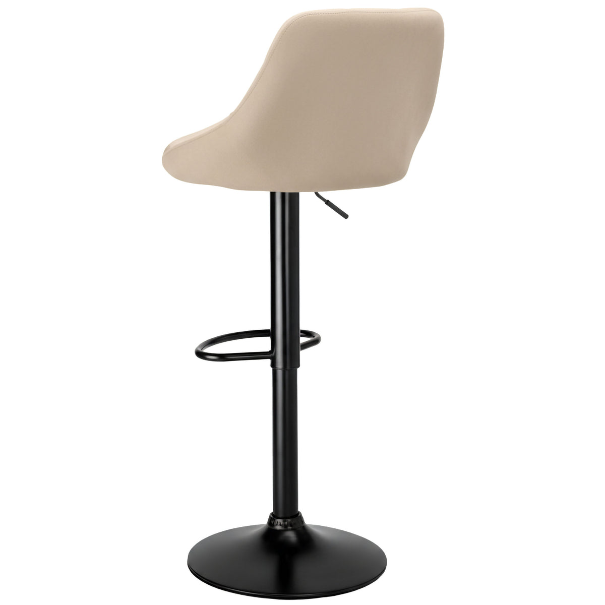 Barová židle Cydro black béžový Velvet