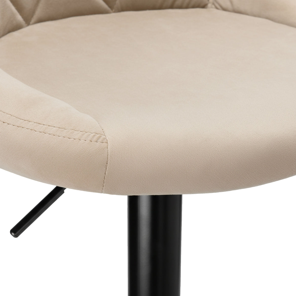 Barová židle Cydro black béžový Velvet