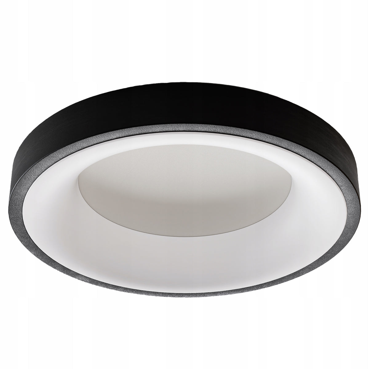 Černé kulaté stropní LED svítidlo 30 W, 4000 K
