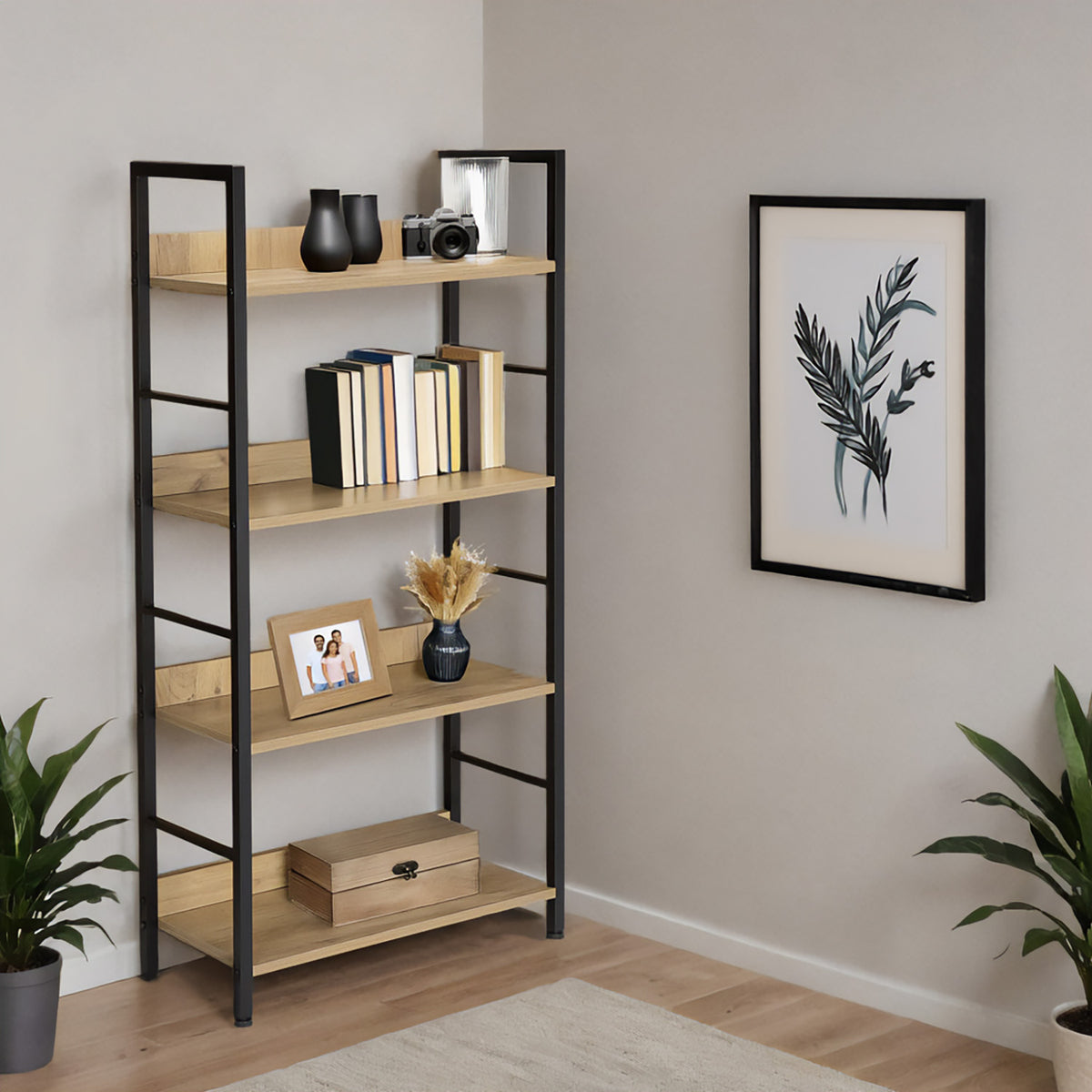 Industriální regál loft Varberg Craft