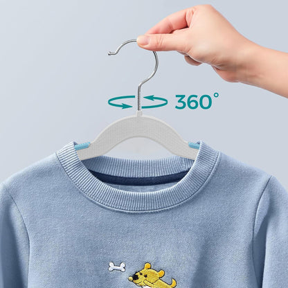 Dětská ramínka KIDSI sada 30 kusů šedo-modré
