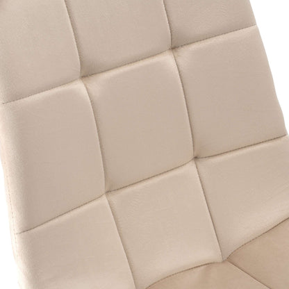 Židle DENVER Velvet Gold béžové