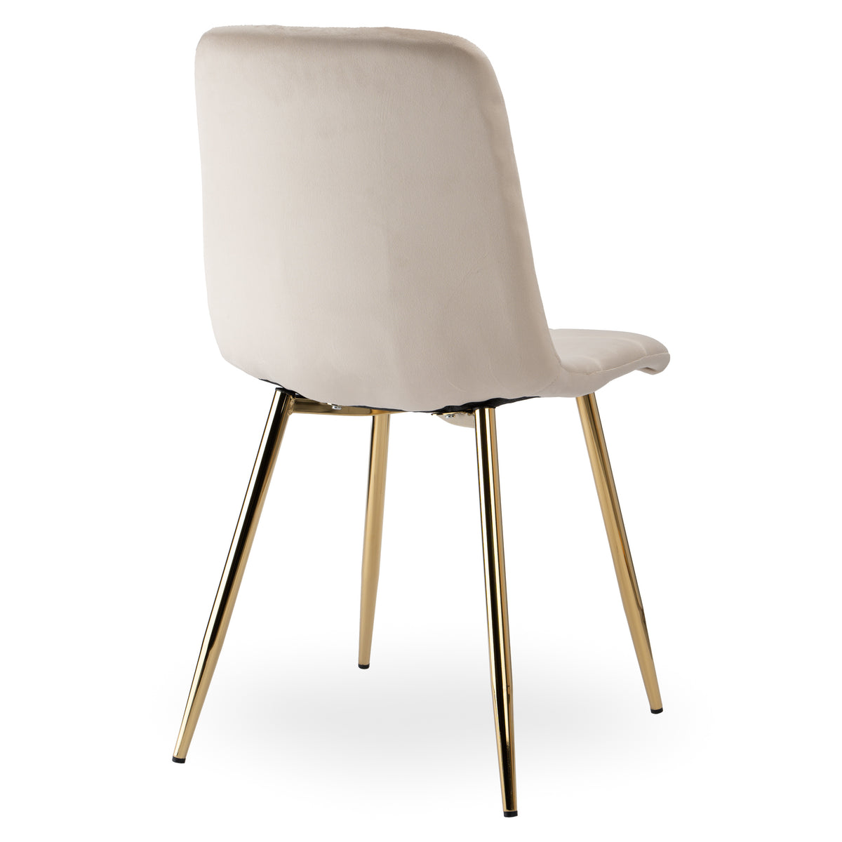 Židle DENVER Velvet Gold béžové