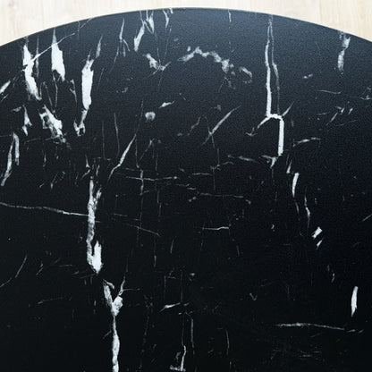 Kulatý stolek PARIS BLACK DTW 80 cm mramor černý