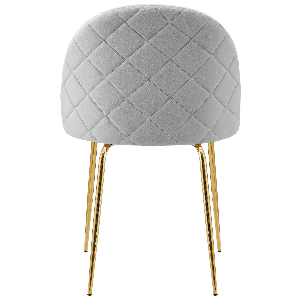Sametová židle Fargo Gold Velvet šedé