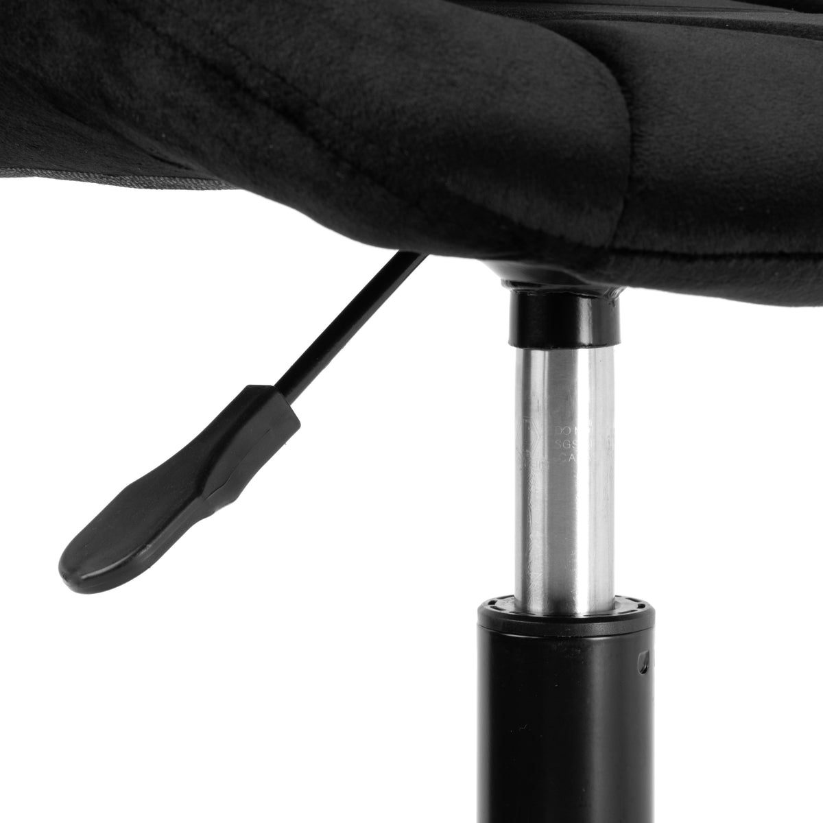 Kancelářské křeslo na kolečkách Spiner Black černý velvet