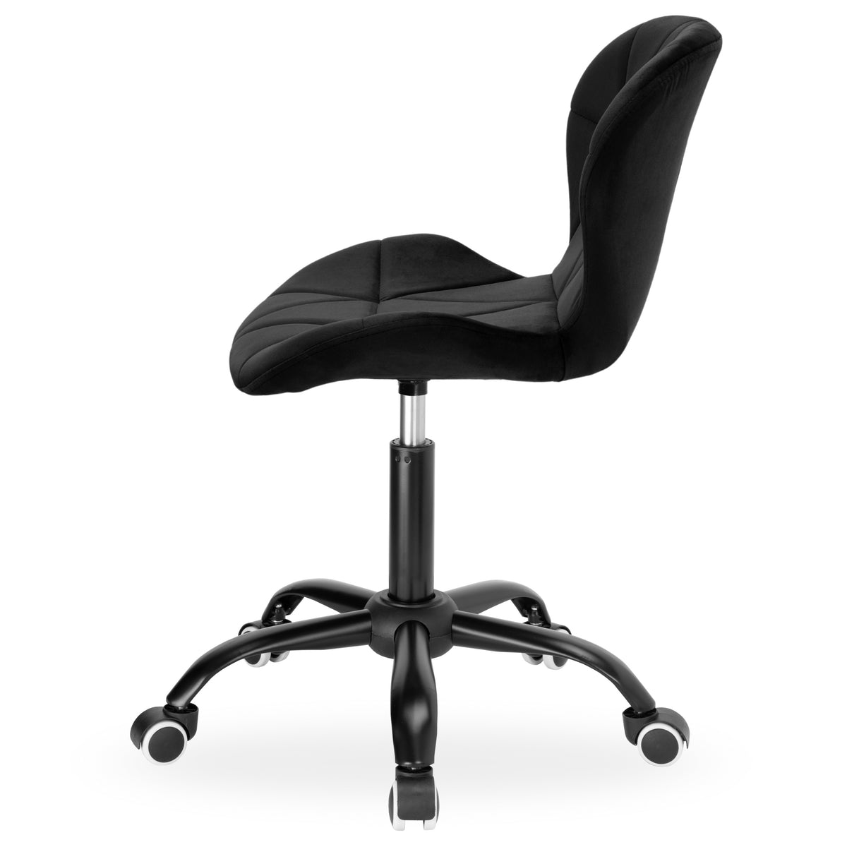 Kancelářské křeslo na kolečkách Spiner Black černý velvet