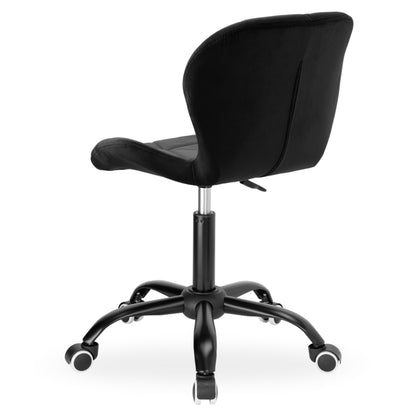 Kancelářské křeslo na kolečkách Spiner Black černý velvet