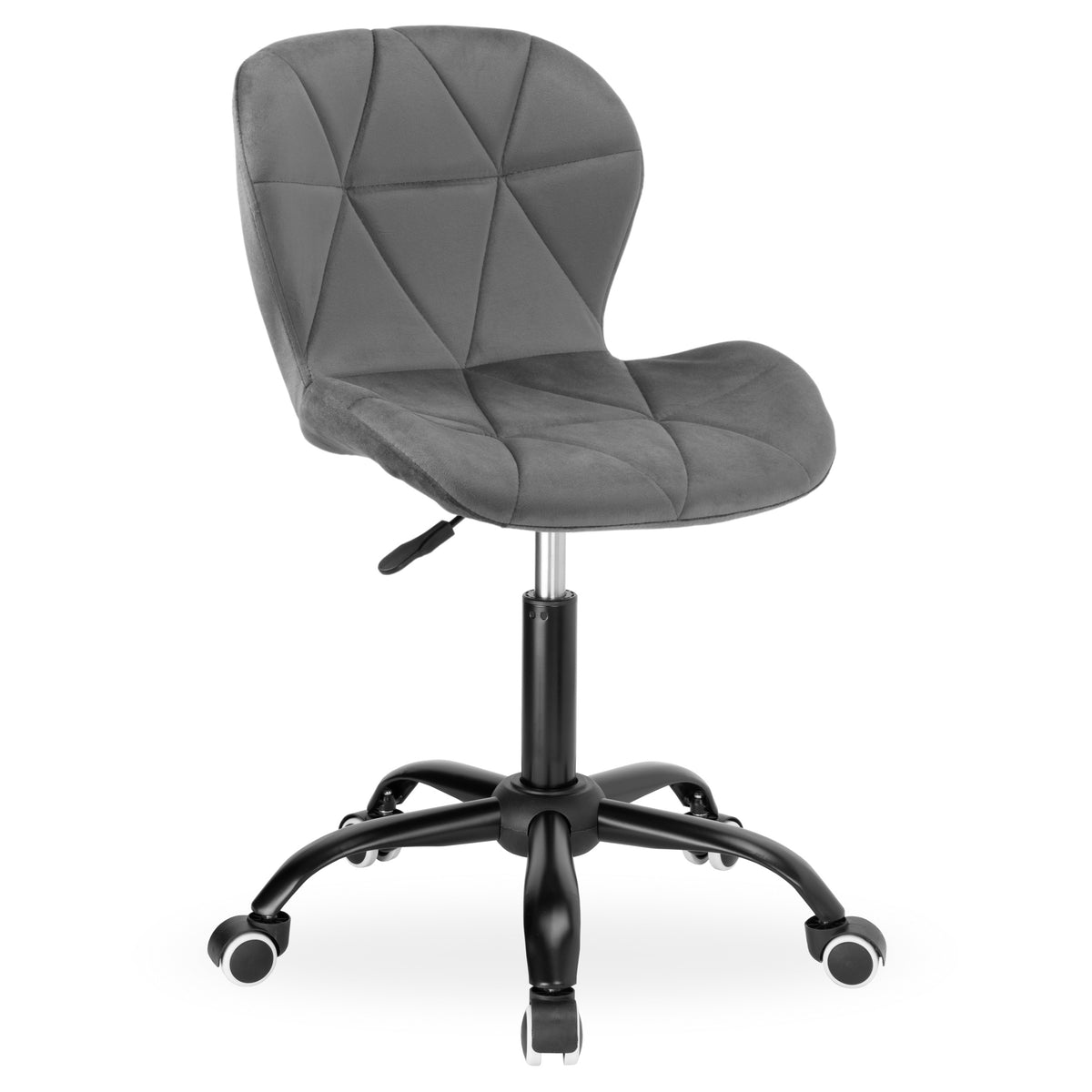 Kancelářské křeslo na kolečkách Spiner Black grafitový velvet