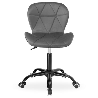 Kancelářské křeslo na kolečkách Spiner Black grafitový velvet