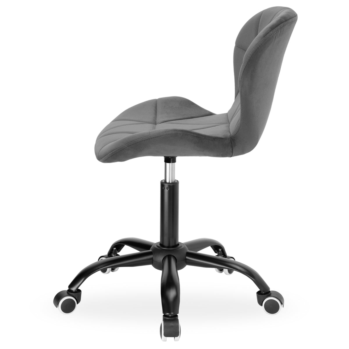 Kancelářské křeslo na kolečkách Spiner Black grafitový velvet