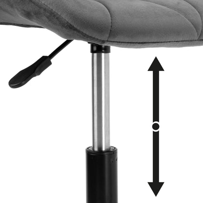 Kancelářské křeslo na kolečkách Spiner Black grafitový velvet