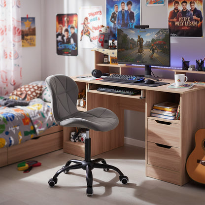 Kancelářské křeslo na kolečkách Spiner Black grafitový velvet