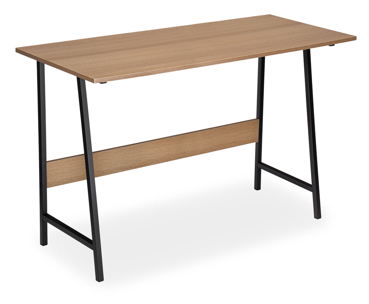 Loftový počítačový stůl GRENEN MODERN OAK