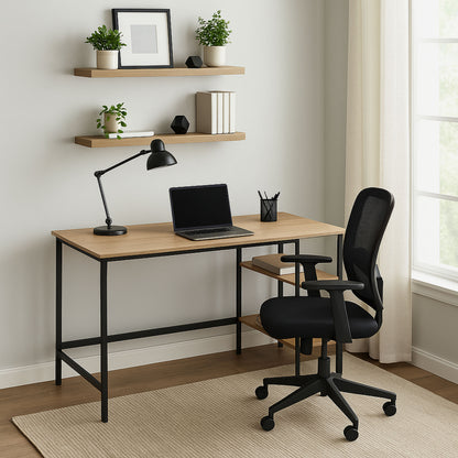 Loftový počítačový stůl FALUN MODERN OAK
