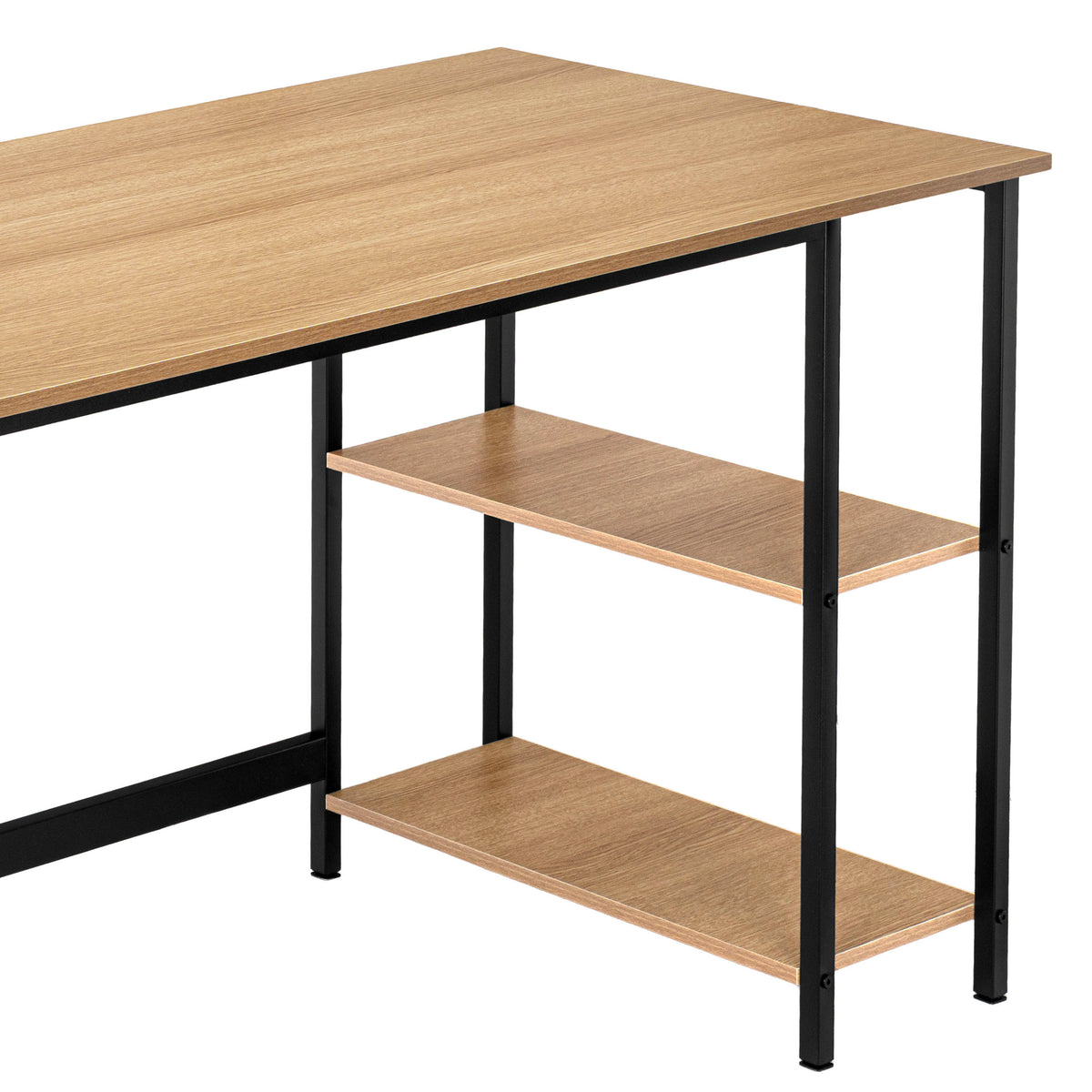 Loftový počítačový stůl FALUN MODERN OAK