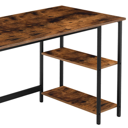 Loftový počítačový stůl FALUN RUSTIC