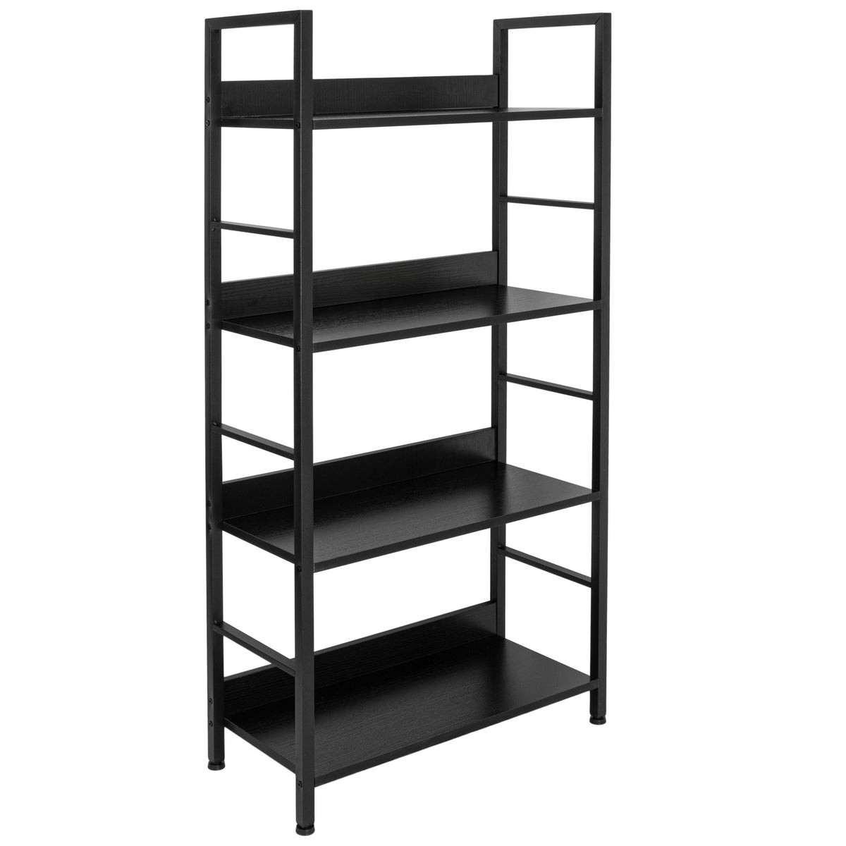 Industriální regál loft Varberg Black