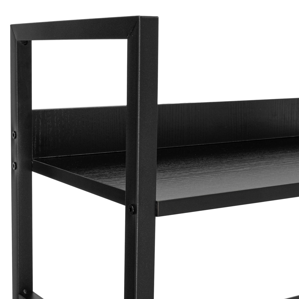 Industriální regál loft Varberg Black