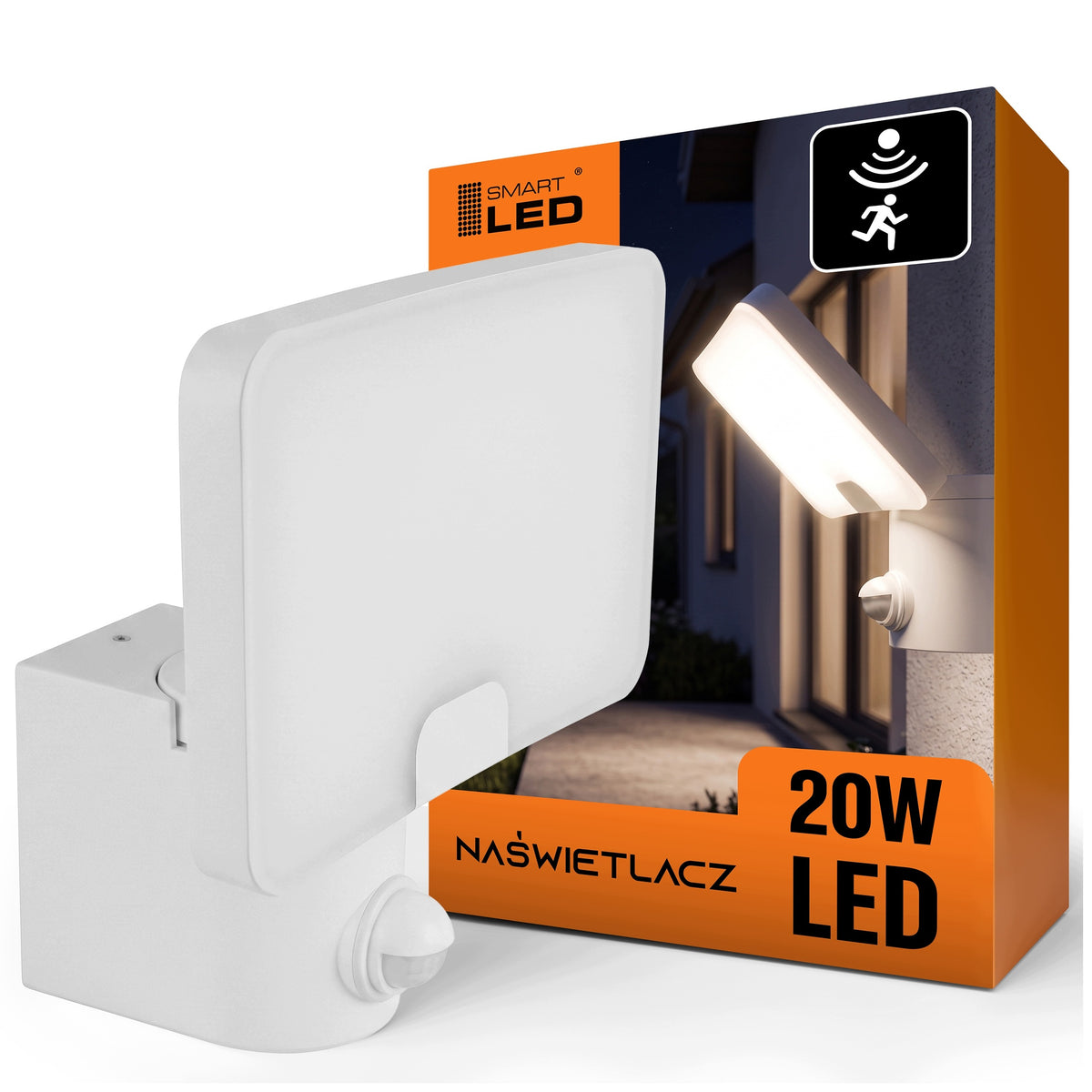 Bílý LED reflektor 20 W, CCT, IP65