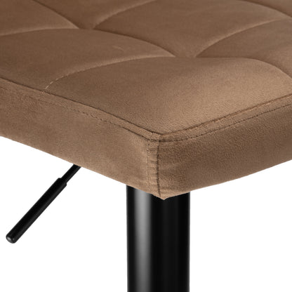 Barová židle Arako Black mokka Velvet