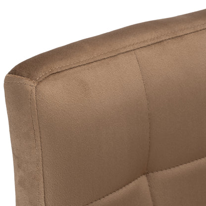 Barová židle Arako Black mokka Velvet
