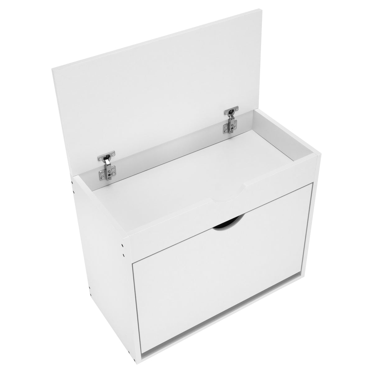 Botník s sedákem do předsíně HEDOR WHITE