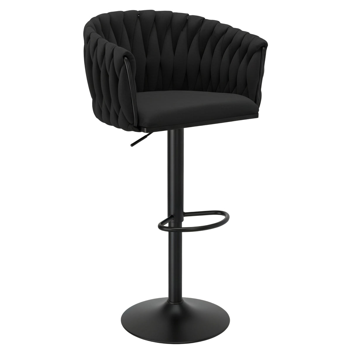 Barová židle Cofton Black černý Velvet