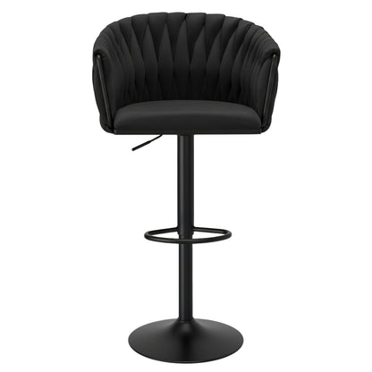 Barová židle Cofton Black černý Velvet