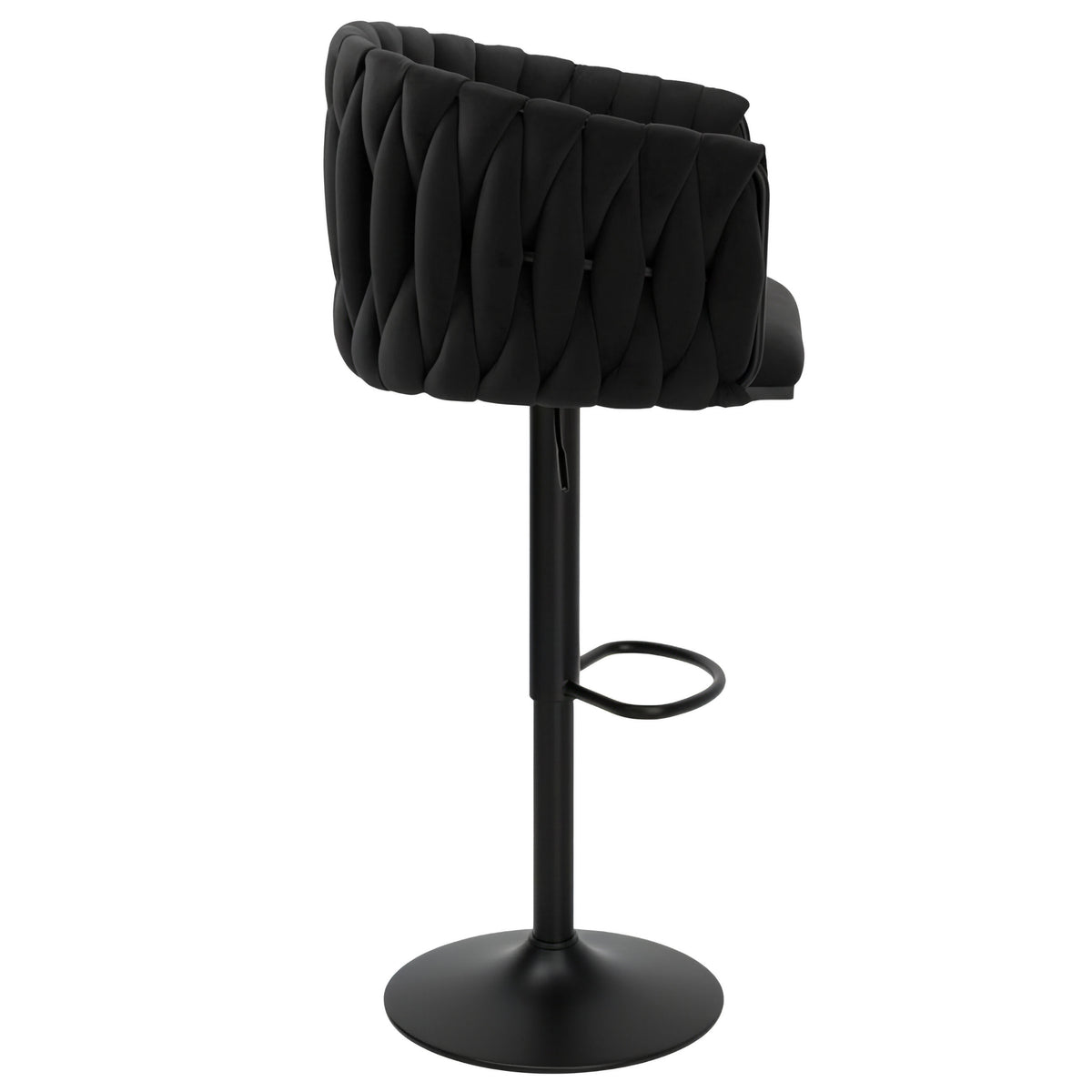 Barová židle Cofton Black černý Velvet