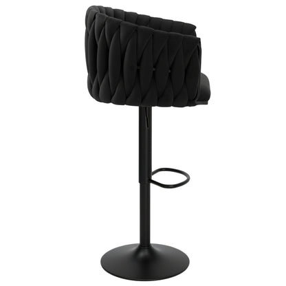 Barová židle Cofton Black černý Velvet