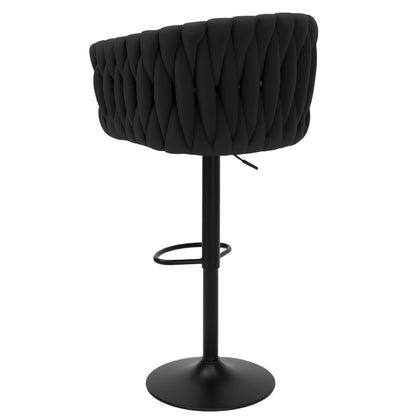 Barová židle Cofton Black černý Velvet