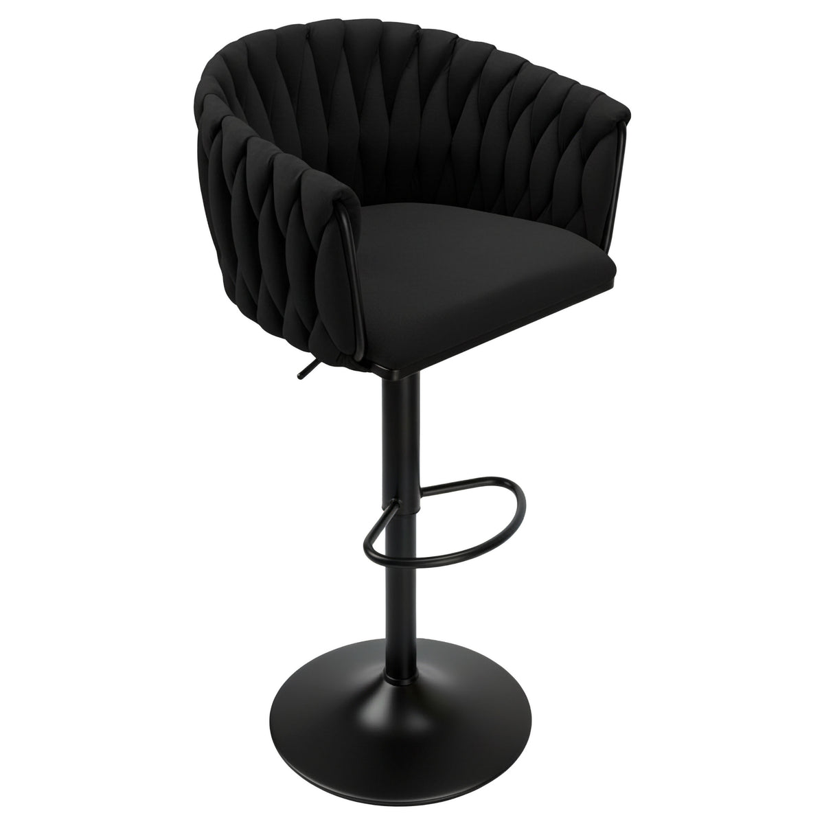 Barová židle Cofton Black černý Velvet
