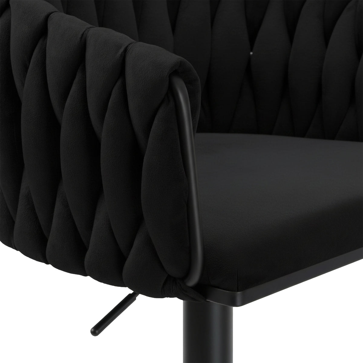 Barová židle Cofton Black černý Velvet